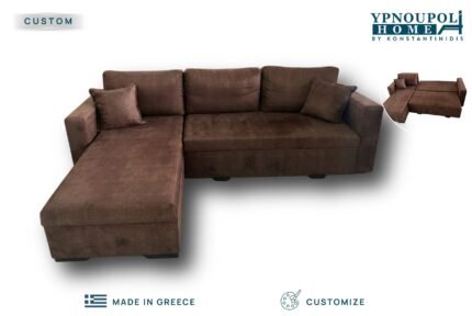 Γωνιακός Καναπές Κρεβάτι Selko